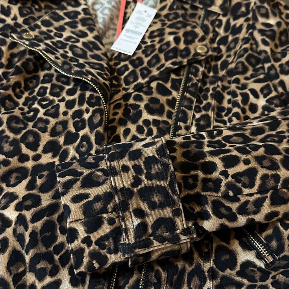 White House Black Market Animal Print Jacket - Picture 8 of 8